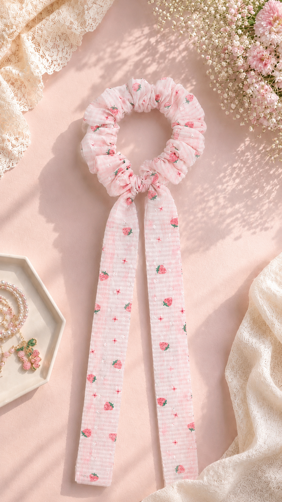 BERRY SWEET SCARF PONY