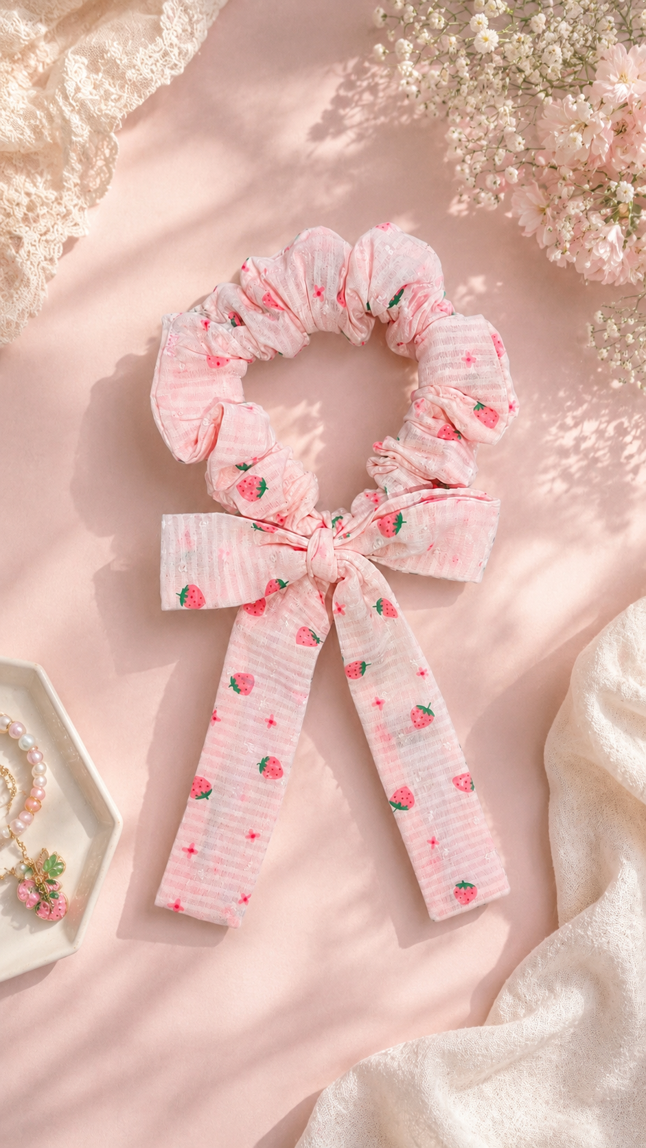 BERRY SWEET SCARF PONY