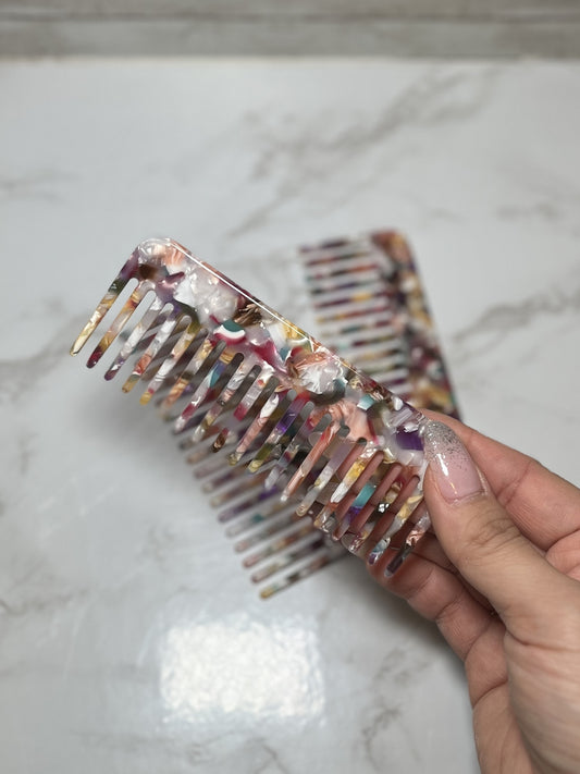 HAIR COMB - CONFETTI