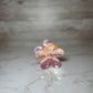 HAIR CLAW DAISY - PINK PEARLESCENT