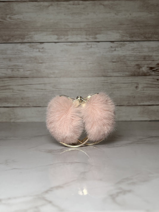 HAIR CLAW - POM POM PINK