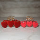 HAIR CLAW - HOT PINK HEARTS