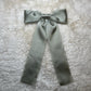 EDEN FRENCH BARRETTE - SAGE GREEN