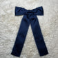 EDEN FRENCH BARRETTE - NAVY BLUE