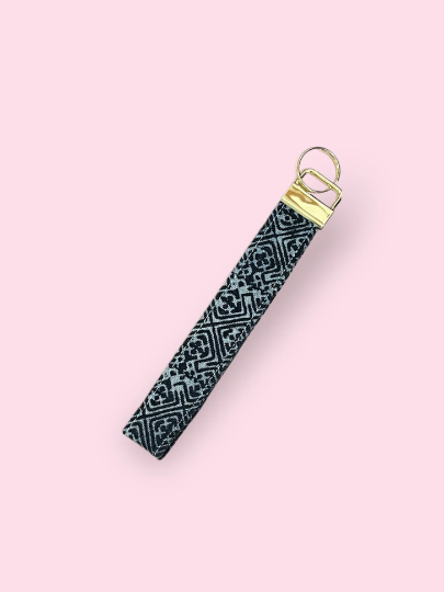 WRISTLET LANYARD - INDIGO HMONG BATIK