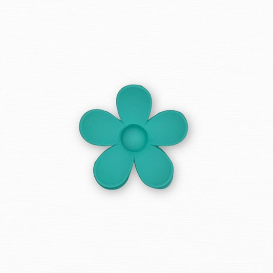 HAIR CLAW DAISY - TURQUOISE