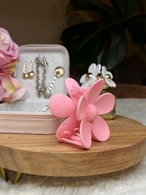 HAIR CLAW DAISY - PINK