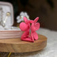 HAIR CLAW DAISY - ROSE RED